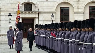 PM Modi's ceremonial welcome in London, United Kingdom