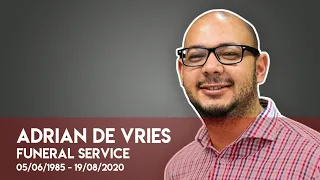 Adrian De Vries Funeral Service - 2020.08.23