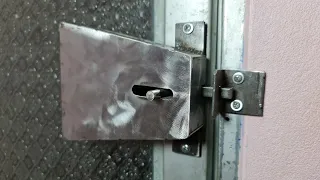 Cerradura de pestillo de puerta única de bricolaje con contraseña