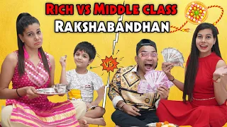 Rich Vs Normal RakshaBandhan | Sanjhalika Vlog