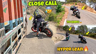Almost hit with Truck 😰| Hyper lean on Highway 🔥