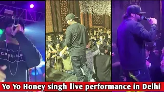 Yo Yo Honey singh live show in wedding | Honey singh live performance in Delhi