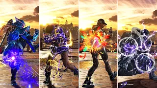 TEKKEN 8 All Characters Ki Charge Animations