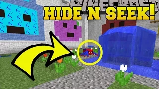 Minecraft: SUPERHERO ANIMALS HIDE AND SEEK!! - Morph Hide And Seek - Modded Mini-Game