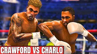 Jermell Charlo vs Terence Crawford Full Fight - Fight Night Champion AI Simulation