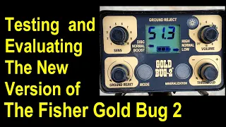 Testing the New / Old Gold bug 2 metal Detector - taking  look at the new user interface