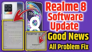 realme 8 software update | realme 8 new update | realme 8 A.13 update new feature | realme 8