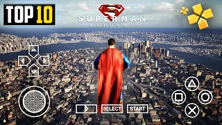 Top 10 Super Hero PSP Games for Android of 2023 | New PPSSPP Games for Android | PSP Emulator Games