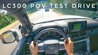 2021 POV Test-Drive Toyota Land Cruiser 300 [70th Anniversary 3.5 Bi-Turbo 415 hp] TLC 300 FPV