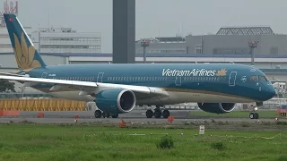 Vietnam Airlines Airbus A350-900 VN-A889 Takeoff from NRT 16R