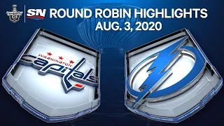 NHL Highlights | Capitals vs. Lightning – Aug. 03, 2020