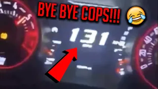 HELLCAT RUNS FROM POLICE AT 130 MPH!!! - BEST COPS VS. CARS 2019 COMPILATION!!!