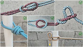 11 of the most effective knots that you will need in everyday life