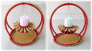 How To Make Swing Candle Holder | DIY | Home decoration ideas | from Foam Sheet | Showpiece