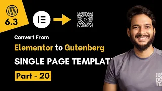 20  How to Create Single Page template using Gutenberg block?