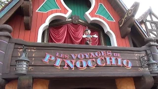 Les Voyages de Pinocchio at Disneyland Paris - Full Ride-Through Experience HD Oct 2014