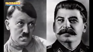 Hitler and Stalin angry