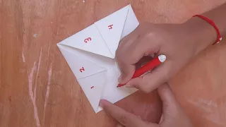 పేపర్ ఫోర్ కప్స్ || paper four cups making and how to play || origami four cups
