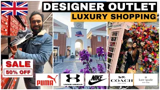 Luxury Shopping on a Budget | Inside the Best UK Designer Outlet In UK | 50% OFF Designer Brands