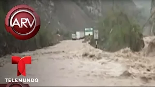 Fuertes lluvias dejan inundaciones y muertos en Perú | Al Rojo Vivo | Telemundo
