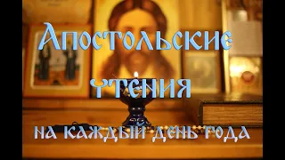 Апостольские чтения на каждый день года. (09 февраля 2020 года)