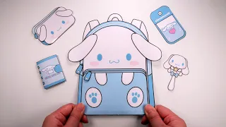 [ Paper Diy ] School Bag Sanrio Cinnamoroll Blind Bag ASMR