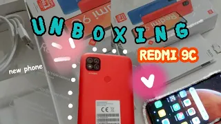 unboxing new phone aesthetic ; redmi 9C + mini camera test📱✨ | Indonesia