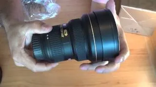 Unboxing: Lente Nikon AF-S  14-24mm f/2.8G ED  ultra grande angular.