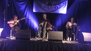 Seamus Begley with Méabh Begley and Matt Griffin at I N E C Killarney