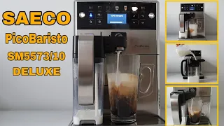 Saeco PicoBaristo Deluxe SM5573/10 Test Cappuccino and Café au Lait
