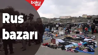 Bakının Sabunçu rayonunda yerləşən "Rus Bazarı" - Baku TV