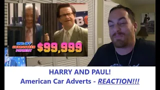 American Reacts | HARRY AND PAUL | Bob and Bob's Car Advert | REACTION