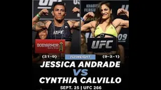 Jéssica Andrade VS Cynthia Calvillo BATTLE IN UFC 4 / UFC 266