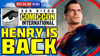 Henry Cavill Is BACK! Superman Set to Appear at SDCC 2022 ! Man of Steel 2?  DC Films Breaking News