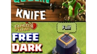 Clash of Clans:Townhall 8 Dark Elixir  farming strategy (The Goblin Knife)