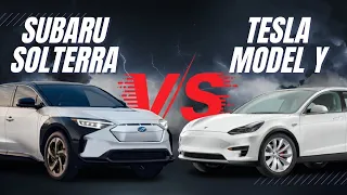 Subaru Solterra VS Tesla Model Y Comparison