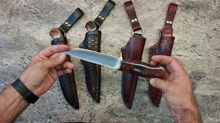 Охотничьи ножи в стандартном и не стандартном исполнении.