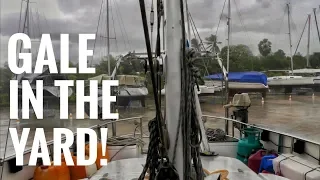 MOVING A SAILBOAT IN A GALE - SAILING FOLLOWTHEBOAT Ep 118
