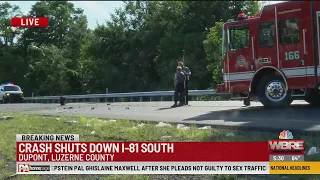 Crash Shuts Down I-81