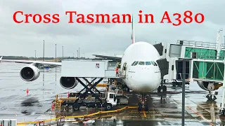 Best Airliner to Cross Tasman - Emirates A380 - Full Flight - Christchurch to Sydney EK413