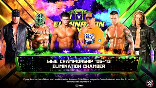 Undertaker + Rey Mysterio + Cody Rhodes + John Cena + Randy Orton +Edge  Elimination Chamber WWE2K23