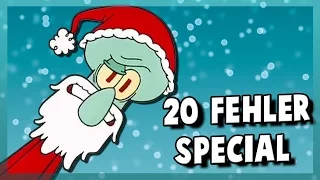 20 Fehler in Spongebob Schwammkopf! (Weihnachts Special)