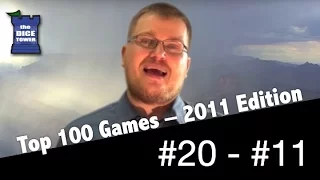 2011: Tom Vasel's Top 100 Games of All Time:  # 20 - #11