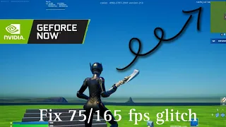 How to fix Gforce now fps locked glitch!!!!  fornite chapter 4 season 2
