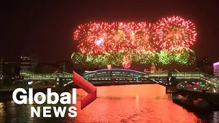 Russia ends Victory Day celebrations with fireworks show in Moscow