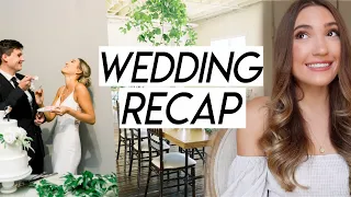 WEDDING RECAP | things I regret, best decisions, and what I wish I knew before planning a wedding!