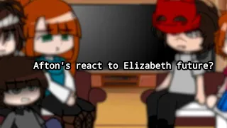 Afton's family react to Elizabeth future 1/4/ short☠️🔫 credits in description
