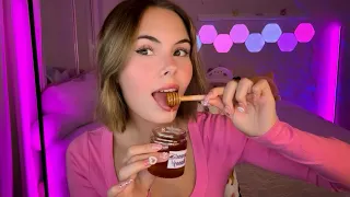 ASMR | Eating Honey *Intense Tingles* 🍯✨ (mouth sounds, glass tapping…)