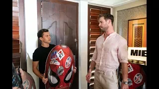 Tom Holland & Chris Hemsworth ask each other the tough questions!