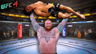 Hafþór Júlíus Björnsson vs. Bruce Lee | professional strongman (EA sports UFC 2) - rematch